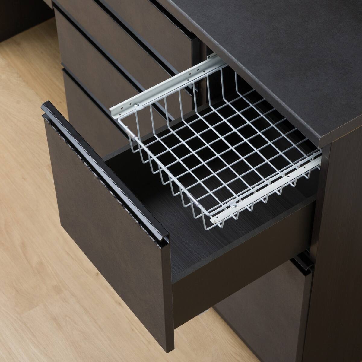 キッチンボード(チェルシー KB160DKB BS/BS) | ニトリネット【公式