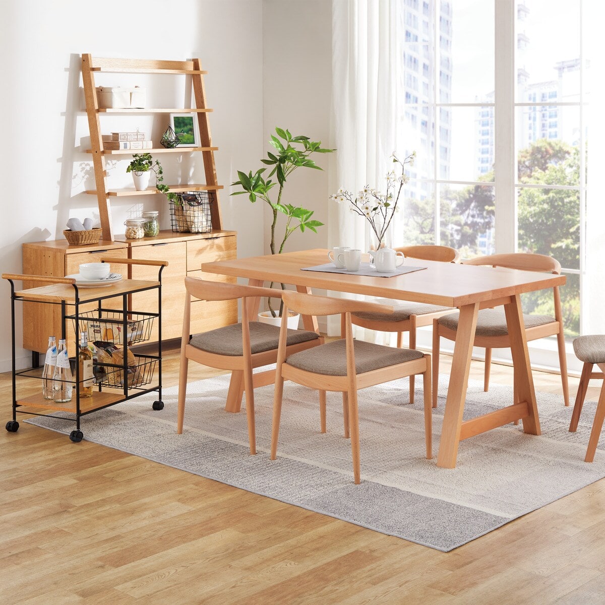 ダイニングチェア(NコレクションC-01D NA/DR-BE) | ニトリネット【公式