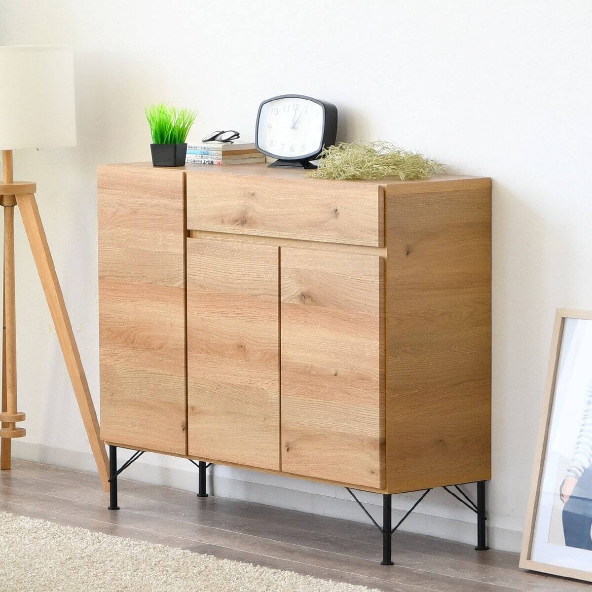 北欧風シンプルキャビネット (幅104.5cm NA) | ニトリネット【公式