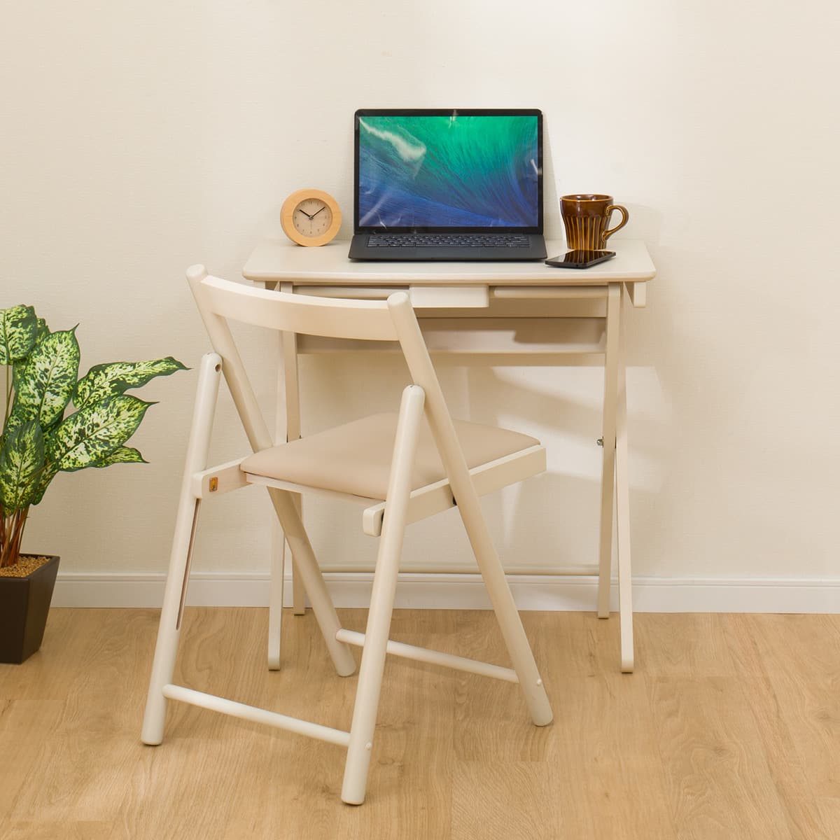 折りたたみデスク＆チェア(67WW PL020) | ニトリネット【公式】 家具