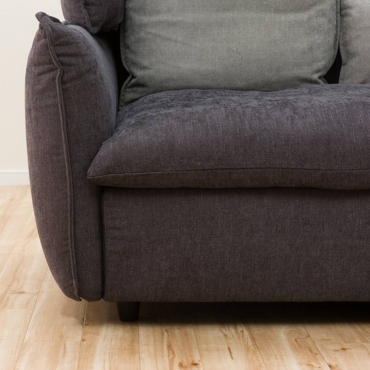 3人掛けソファ 布張りタイプ (ソフティーナKD DGY) | ニトリネット