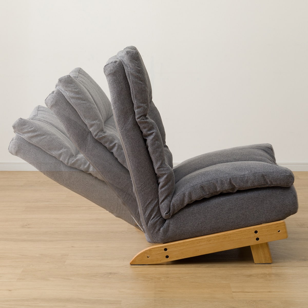 リクライナーソファ(KJ-1 GY/NA 左レバー) | ニトリネット【公式