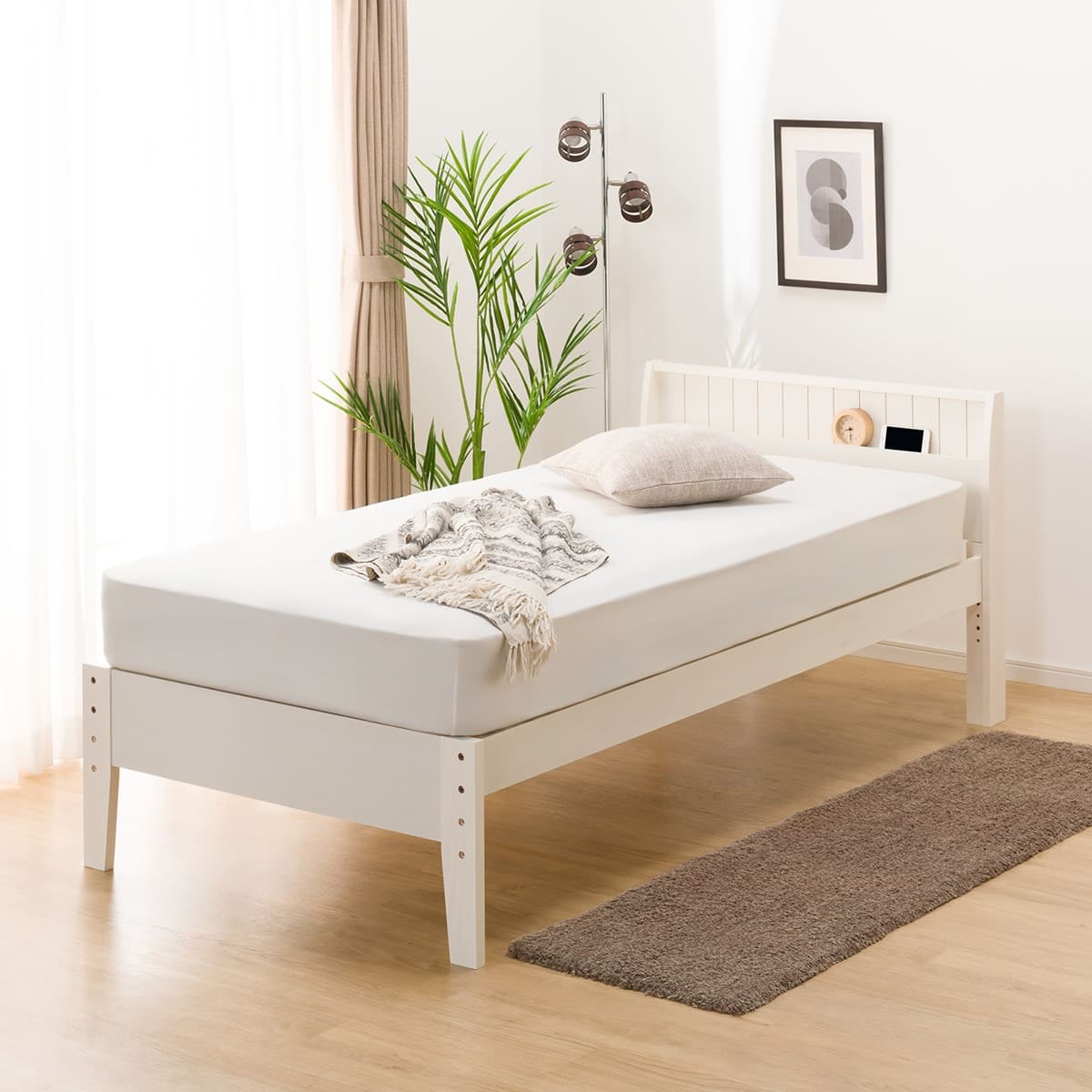 すのこシングルベッドフレーム(SP401 スピース3 SL WW) | ニトリネット