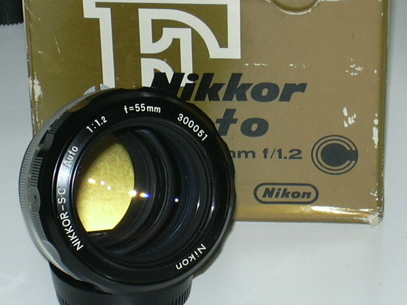 Nikkor 55mm/1.2 versions