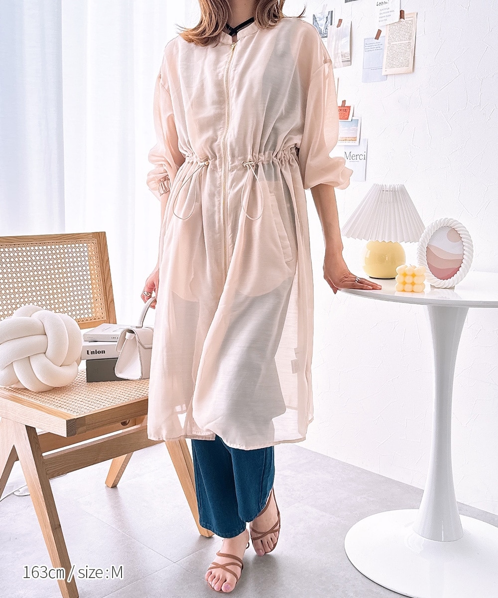 モッズ風ロング丈シアーコート 通販【ニッセン】