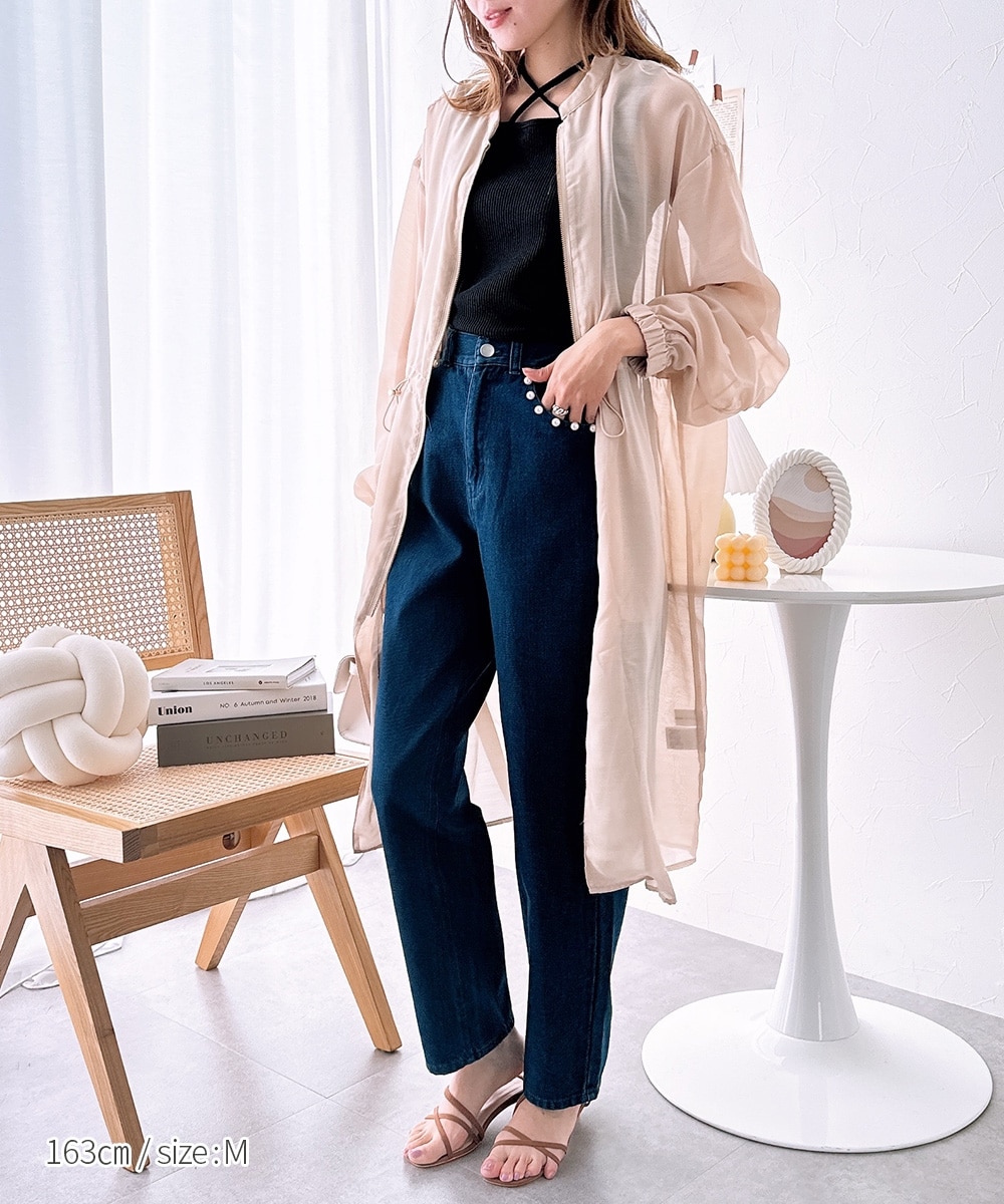 モッズ風ロング丈シアーコート 通販【ニッセン】