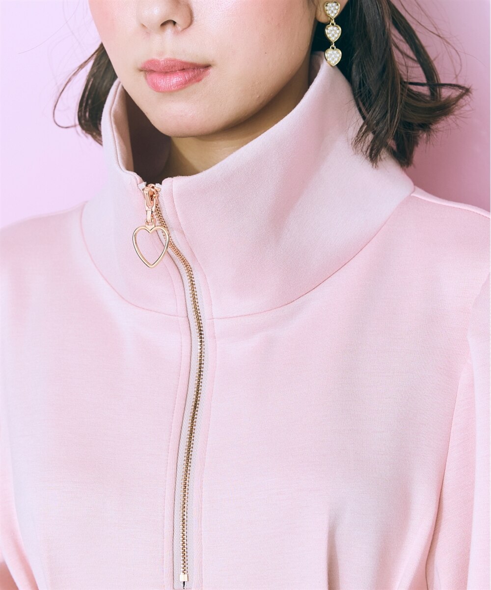 大きいサイズ＞ハーフZIPタックフレアワンピース marun 通販【ニッセン】