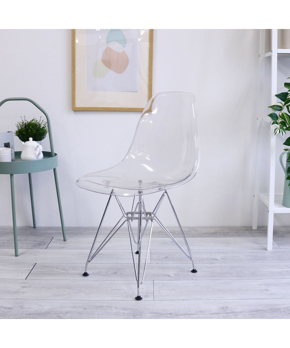 イームズチェア クリア｜2脚セット 通販【ニッセン】