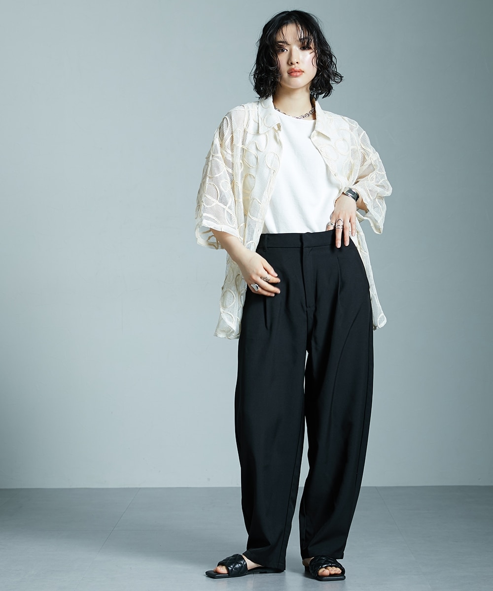 接触冷感】ゆったりサイズコクーンパンツ ［Soiunique］ 通販【ニッセン】