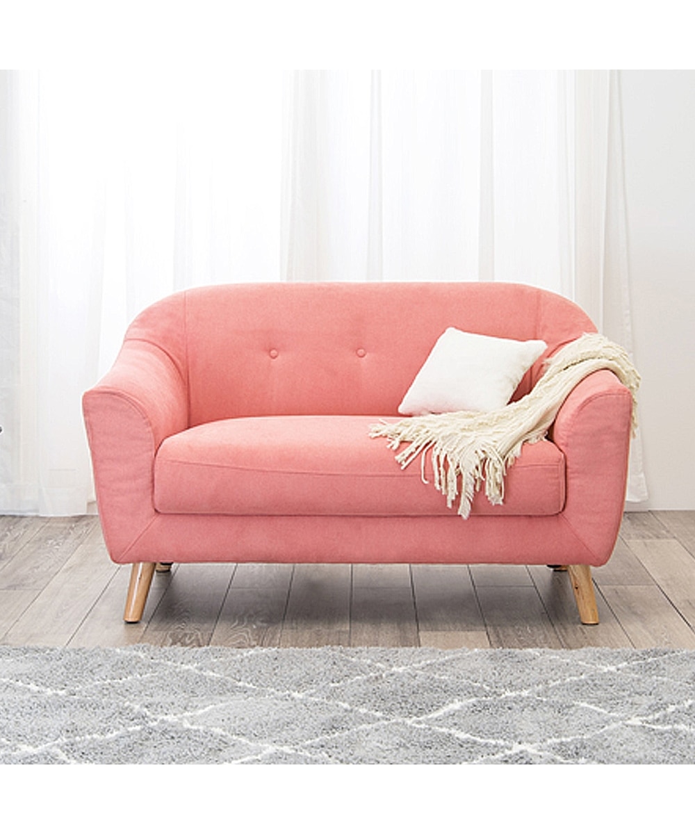 2人掛け]コンパクトソファ｜ファブリック 大人可愛い 北欧風 通販