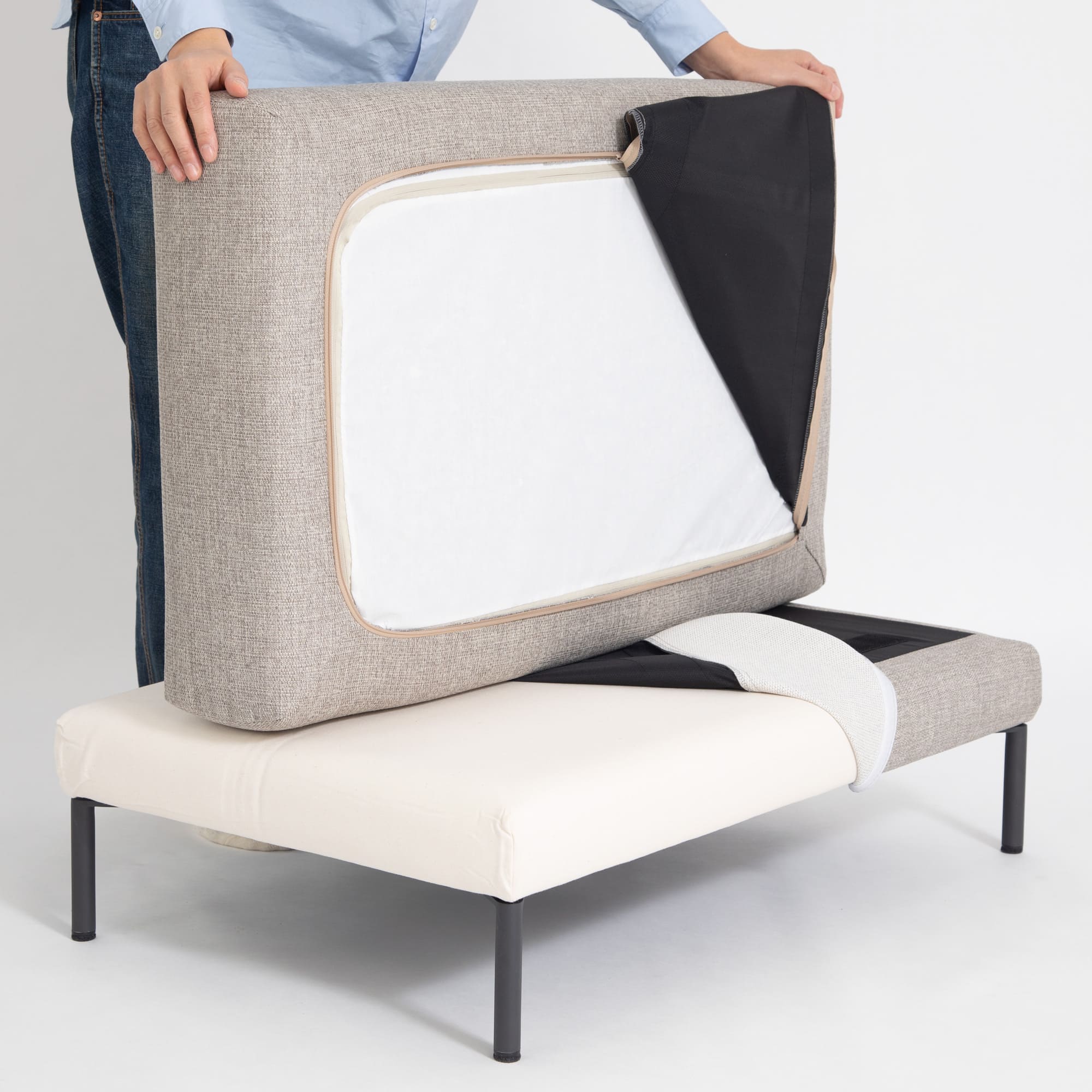 Decibel Standard ロングオットマン」 製品詳細ページ | 国産ソファ