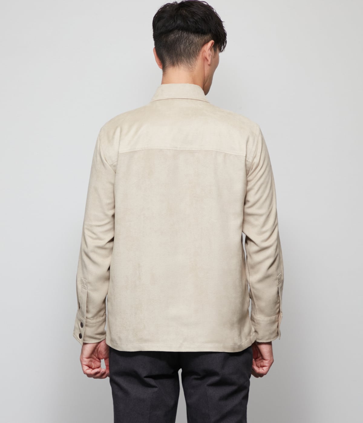 フェイクスエード CPOシャツジャケット(11413800-2024)｜ファッション