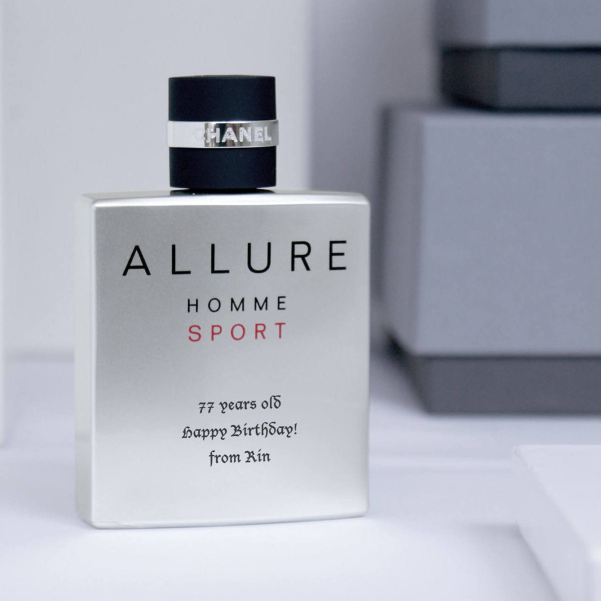 CHANEL シャネル アリュールオム スポーツ 名入れ男性用香水