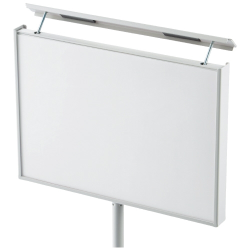 スマートオフィス】サインスタンド NSS-FA3Y-BU 両面型 A3横 エヌケイ