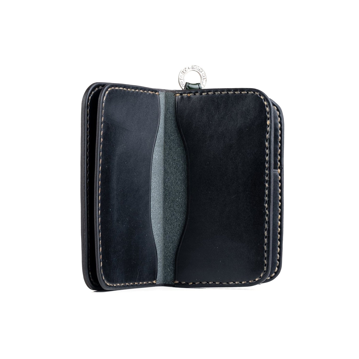 Iron Heart IHG-02-NAV Medium Shell Cordovan Wallet Navy Blue