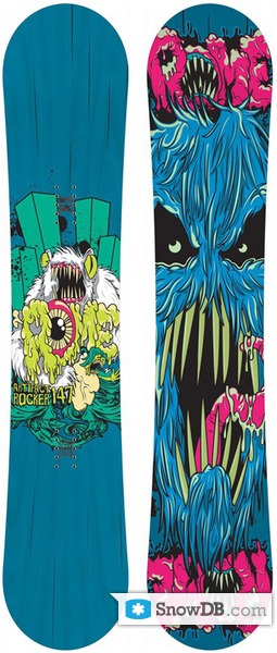 Snowboard Rome Artifact Rocker 2010/2011 :: Snowboard and ski