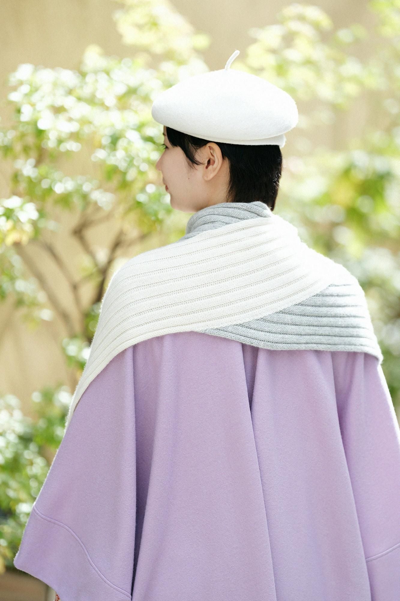 SOU・SOU×ALPHA カシミヤ 枯山水（かれさんすい） 染流し（そめながし