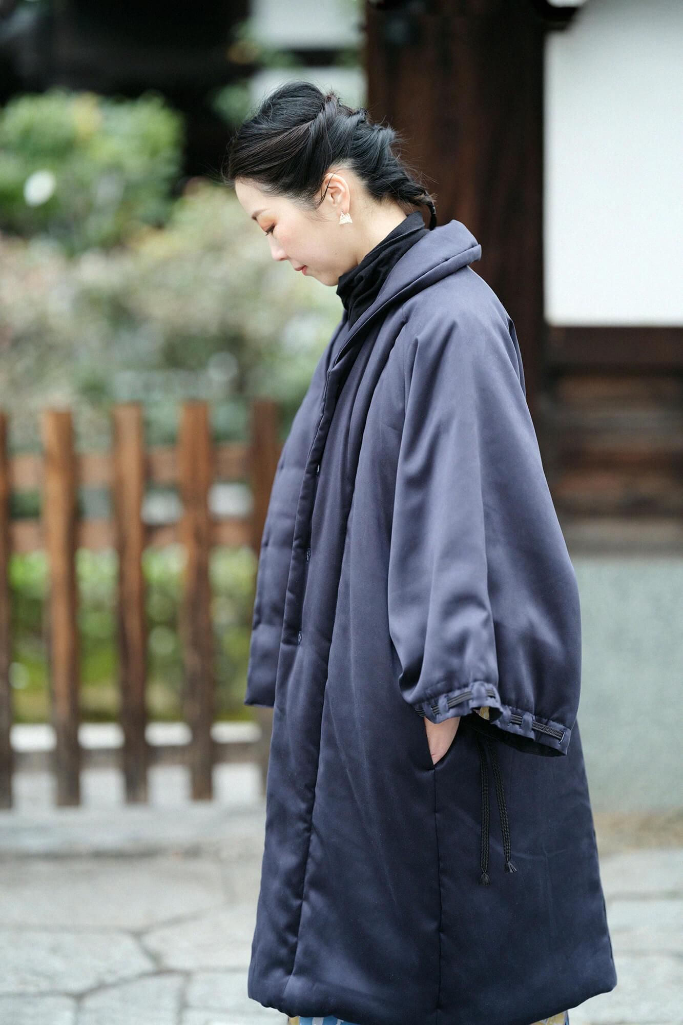 net限定】フェイクヌバック 長陣羽織（ながじんばおり） 宮中袖