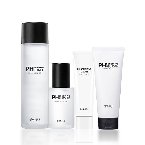 SAM'U PHセンシティブクレンジング & スキンケアセットの詳細ページ