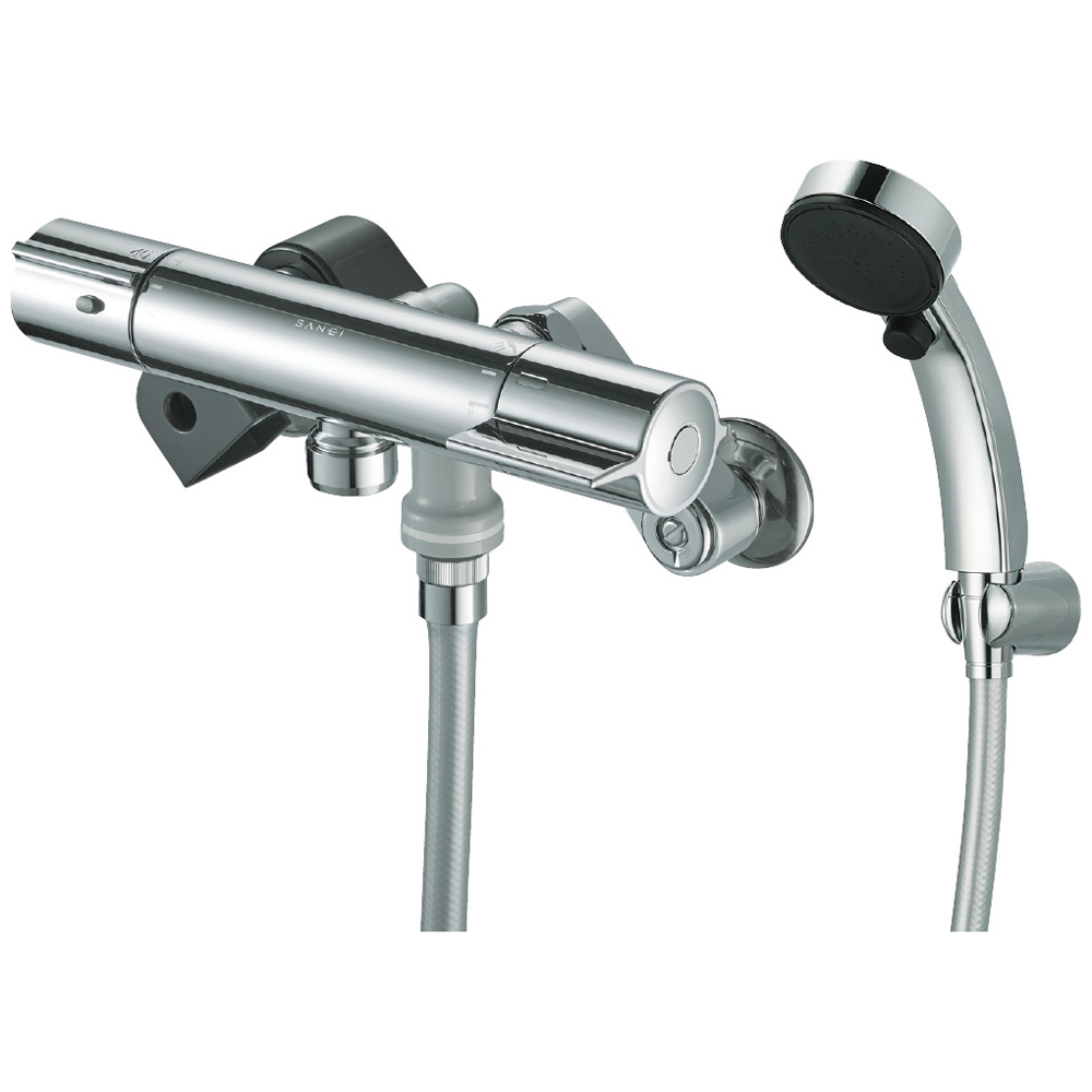 サーモシャワー混合栓 | 商品のご案内 | SANEI｜デザイン性に優れた水