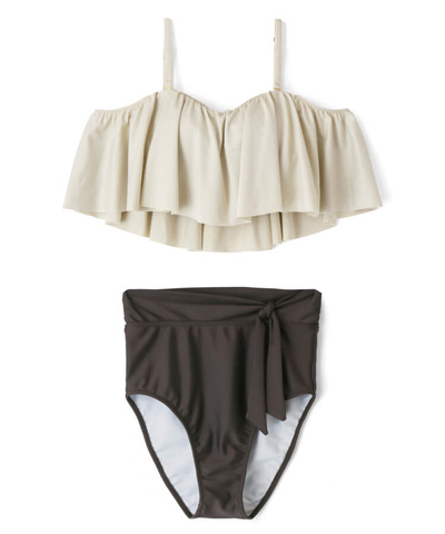 オシャレ水着グラマラスフィット ワイヤーブラ 11EF-M L・13GHI-L LL