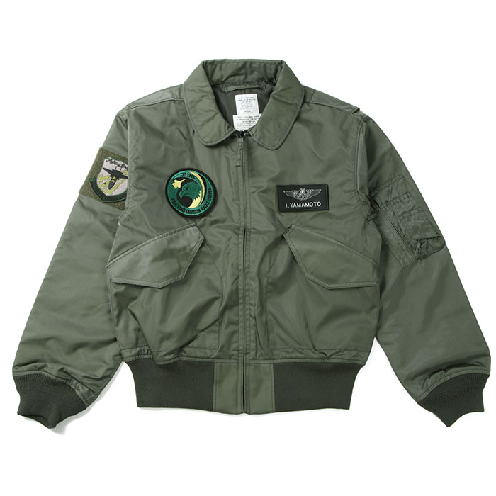 自衛隊グッズ ジャケット HOUSTON ヒューストン CWU-36/P カスタム