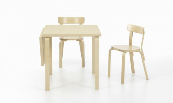 ドロップリーフテーブル DL81C W79/112.5×D75cm / バーチArtek