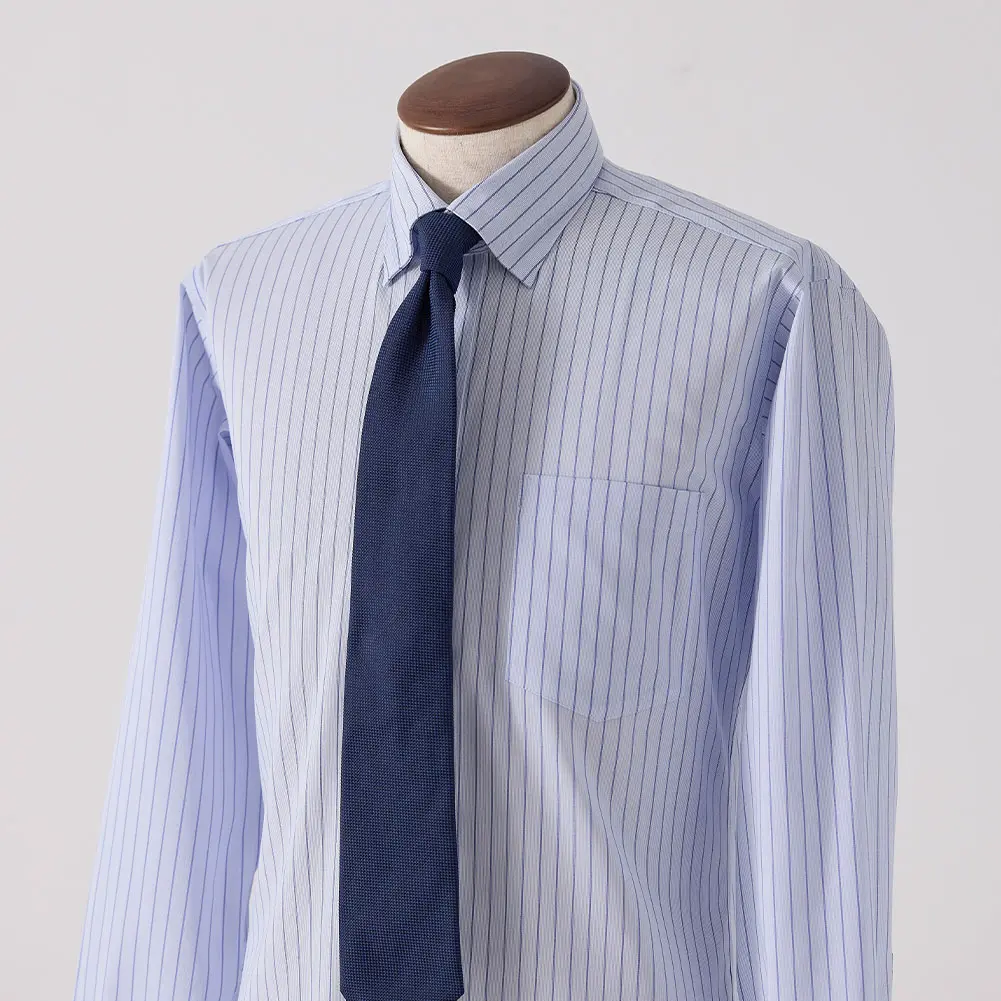 ネクタイ メンズ CHOYA 春夏秋冬 日本製 ポリエステル100% ネイビー