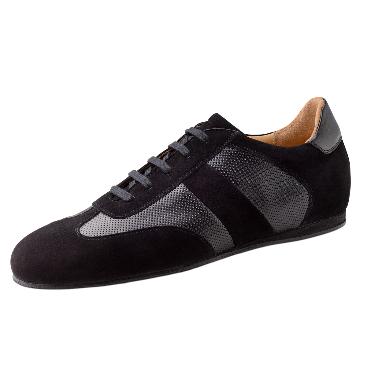 Werner Kern Men´s Dance Shoes 28061 - Black Suede/Leather