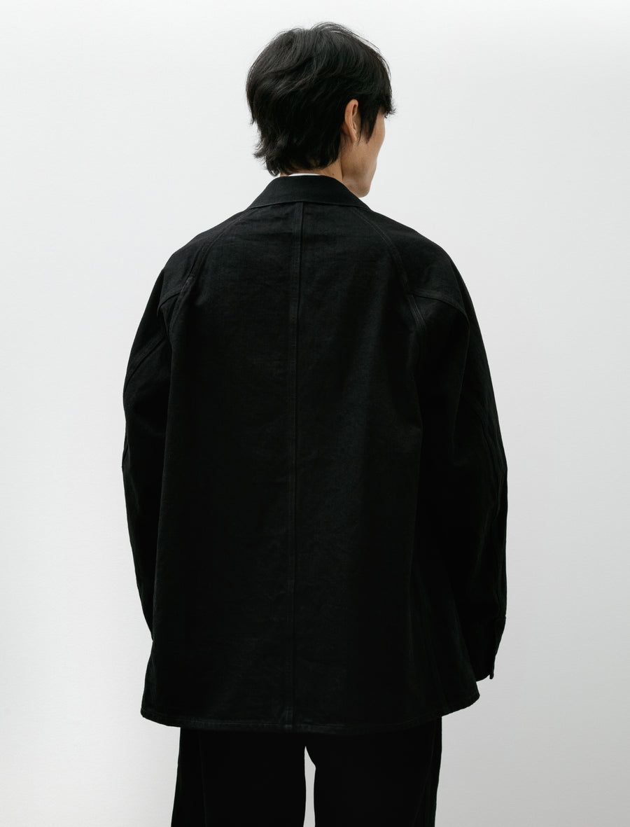 Comoli Black Denim Work Jacket – Neighbour
