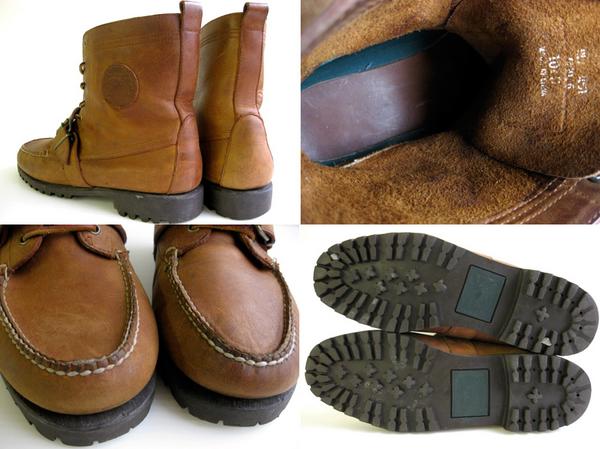 80s ポロ カントリー ラルフローレン レザー モカシン ハンティング