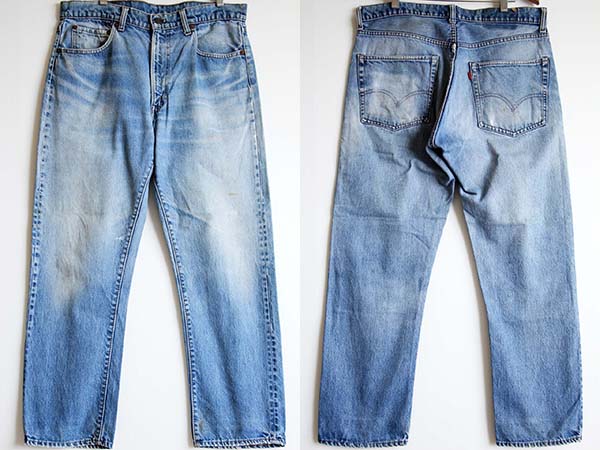 70s USA製 Levi'sリーバイス 505 シングル 66前期 デニムパンツ w36