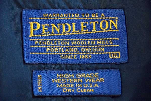 90s USA製 PENDLETONペンドルトン ネイティブ柄 ウール ブランケット