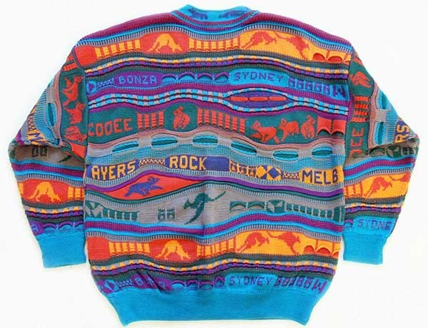 オーストラリア製 EMAROO 3D 立体編み コットンニットセーター 12