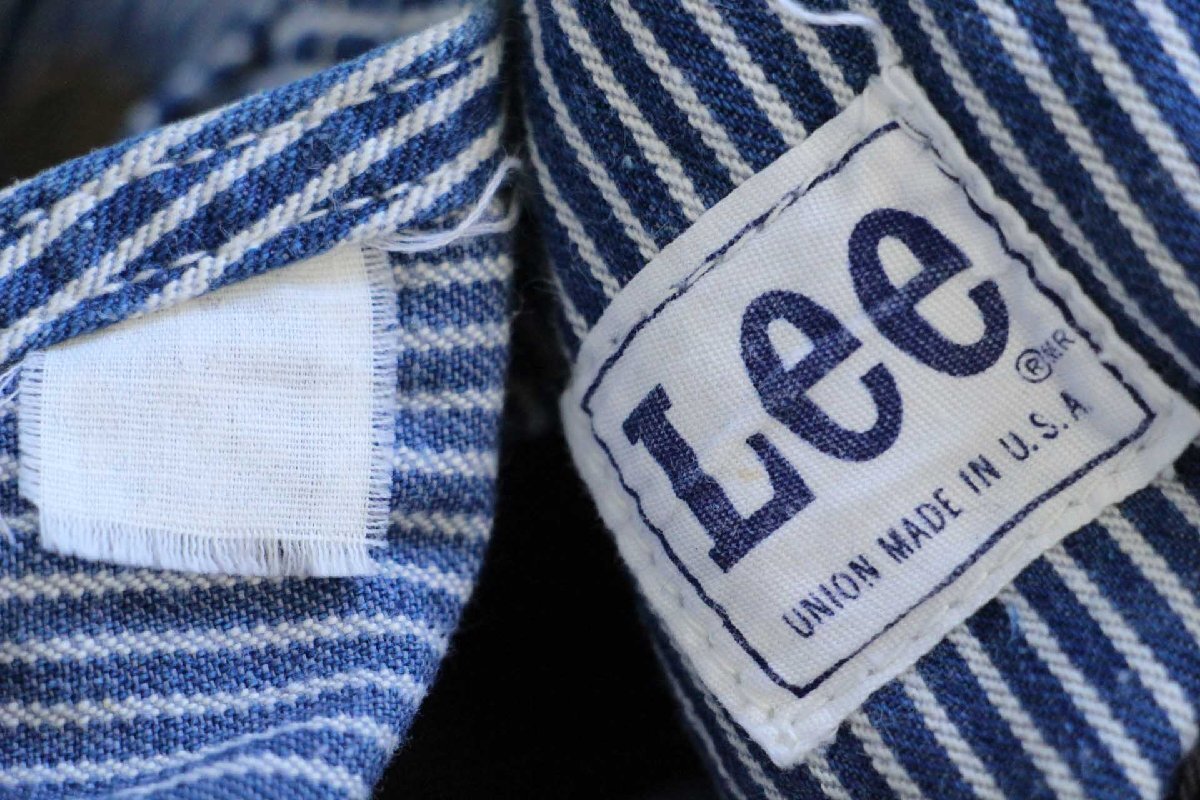60s USA製 Leeリー ヒッコリー ストライプ オーバーオール w41