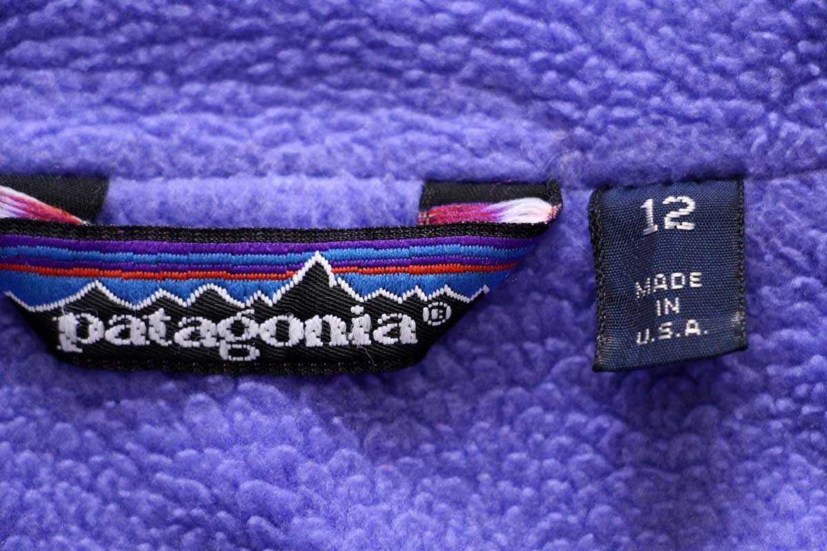 80s USA製 patagoniaパタゴニア シェルドシンチラ フリースライナー