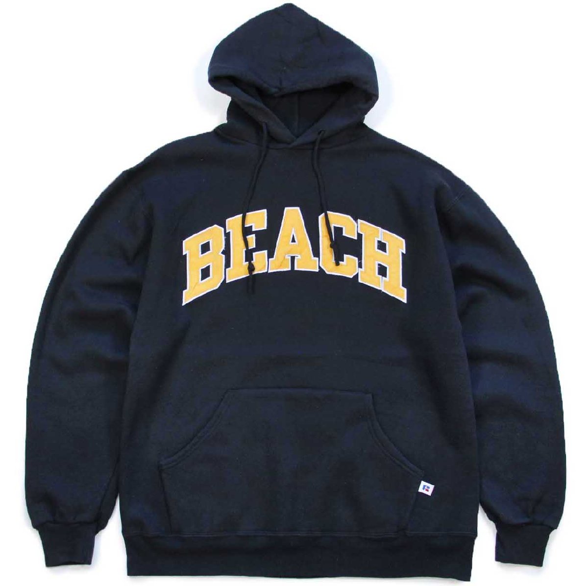 90s メキシコ製 RUSSELLラッセル BEACH アップリケ スウェットパーカー