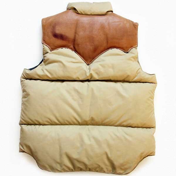 70s Rocky Mountainロッキーマウンテン レザーヨーク切り替え ダウン