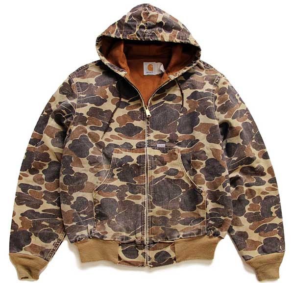 80s USA製 carharttカーハート ダックハンターカモ ダック地