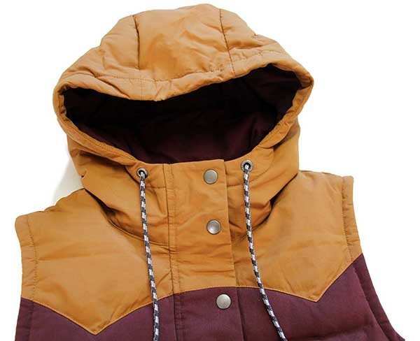 patagoniaパタゴニア Bivy Hooded Down Vest ツートン ヨーク切り替え