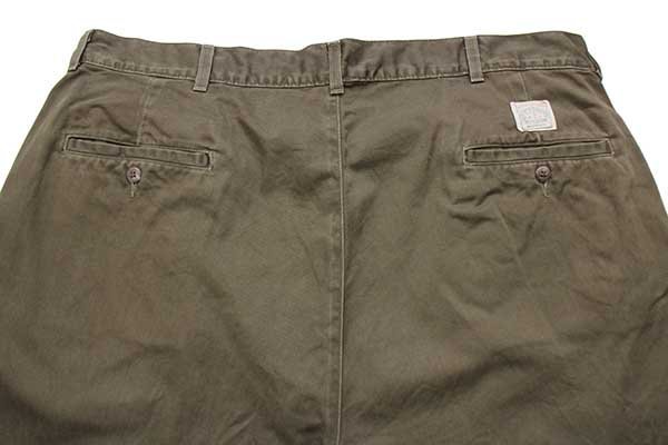 90s USA製 ポロ ラルフローレン ツータック コットン チノパン