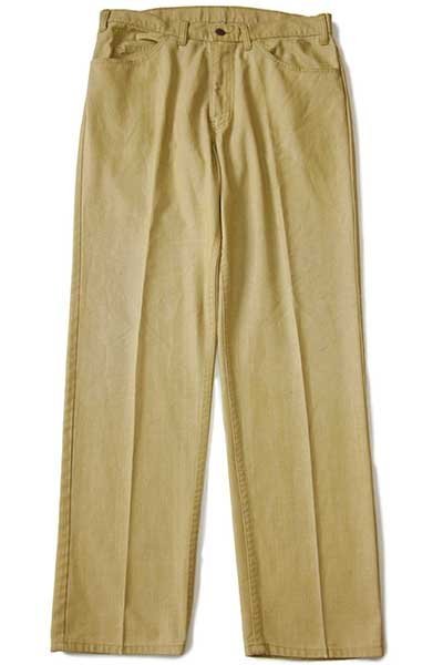 70s LEVI'Sリーバイス BIGE STA-PRESTスタプレ パンツ 黄土色 w34