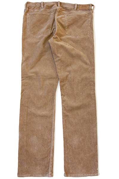 ポロ ラルフローレン ストレッチ コーデュロイパンツ 茶 w36 L34