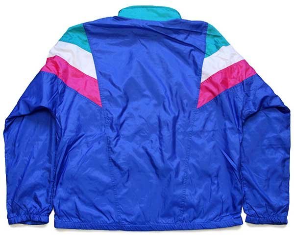 90s adidasアディダス トレフォイル ロゴ刺繍 マルチカラー 切り替え