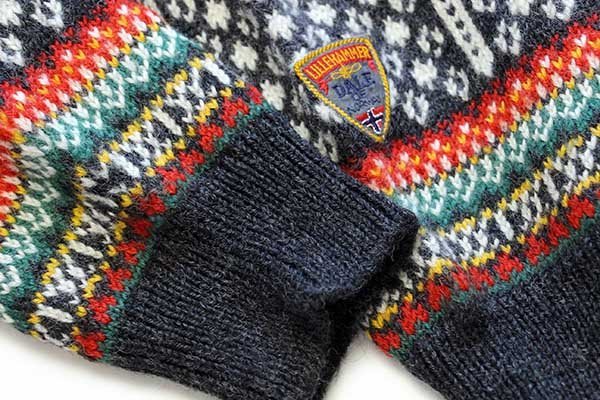 90s ノルウェー製 DALE OF NORWAY ノルディック柄 ウールニット