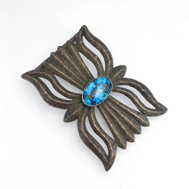 インディアンジュエリー ラリー ゴルシュ バックル 006 | ターコイズ