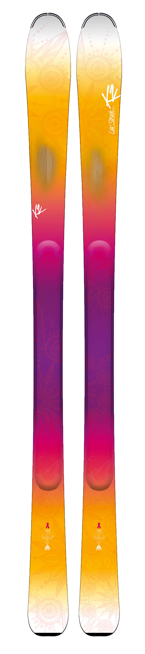 K2(ケーツー) Luv struck 80 スキー板 163cm ビンディング マーカー K2