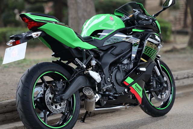 2022 Ninja ZX-25R / SE (2BK-ZX250E) POWERBOX FULL チタンブルー