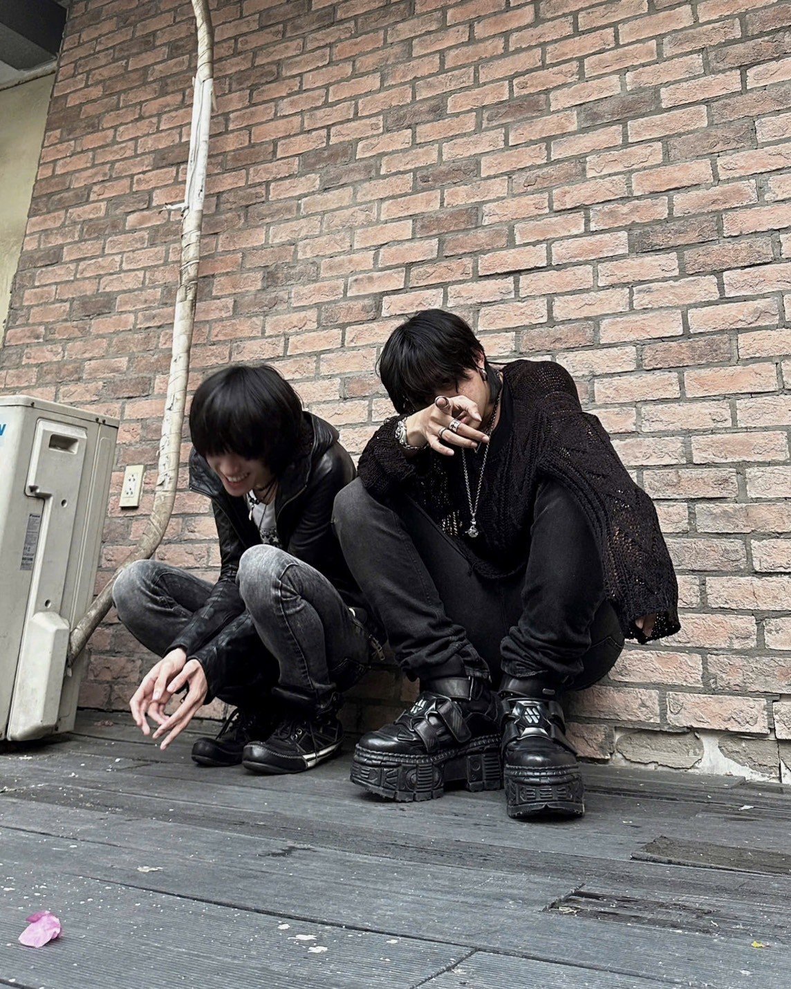 取り寄せ] M-WALL285-S1 / 厚底スニーカー / 本革【NEW ROCK