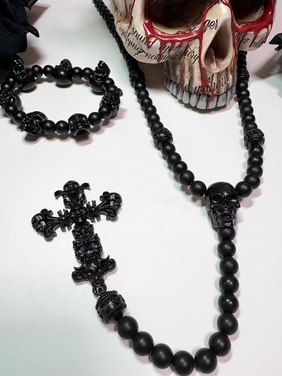 Skullcraft Rosary / ロザリオネックレス【KILL STAR】 | Spider Rock Web